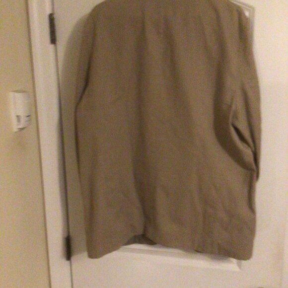 Men's Tan Blazer Cotton Summer Wear Size XXL - Picture 6 of 11